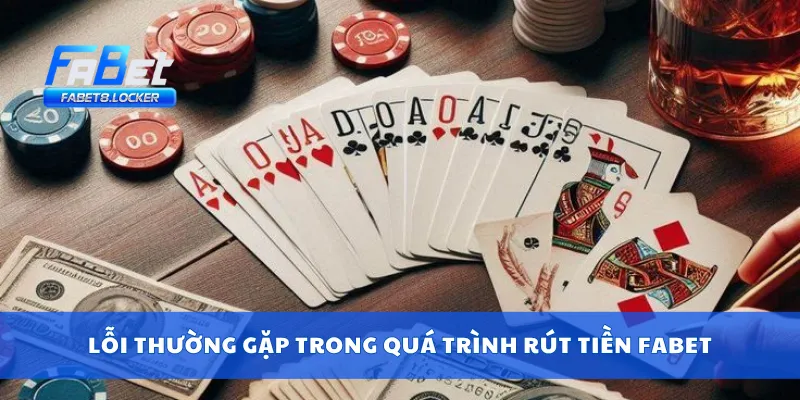Lỗi thường gặp trong quá trình rút tiền Fabet